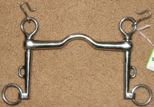 Jacks Stainless Steel Medium Port Weymouth Bit - 5 in